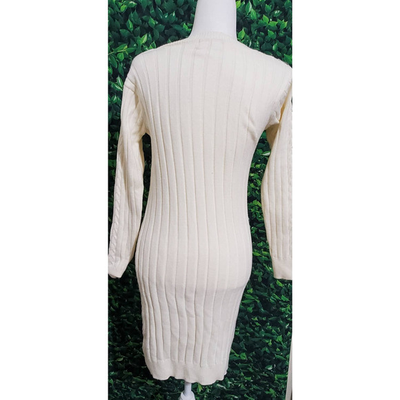 NWOT Spadehill Cable Knit Long Sleeve Sweater Dress - S - Picture 2 of 7